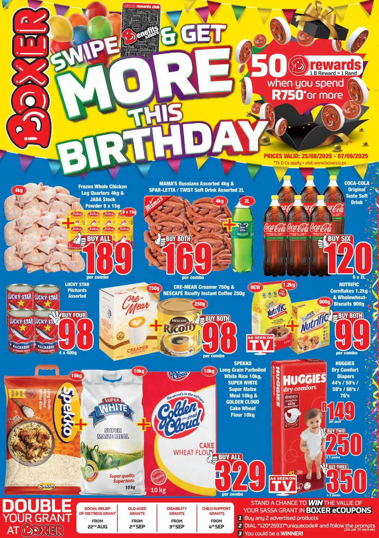 Boxer Gauteng - Weekly Specials from 25/08 - 07/09/2025 > Promotions