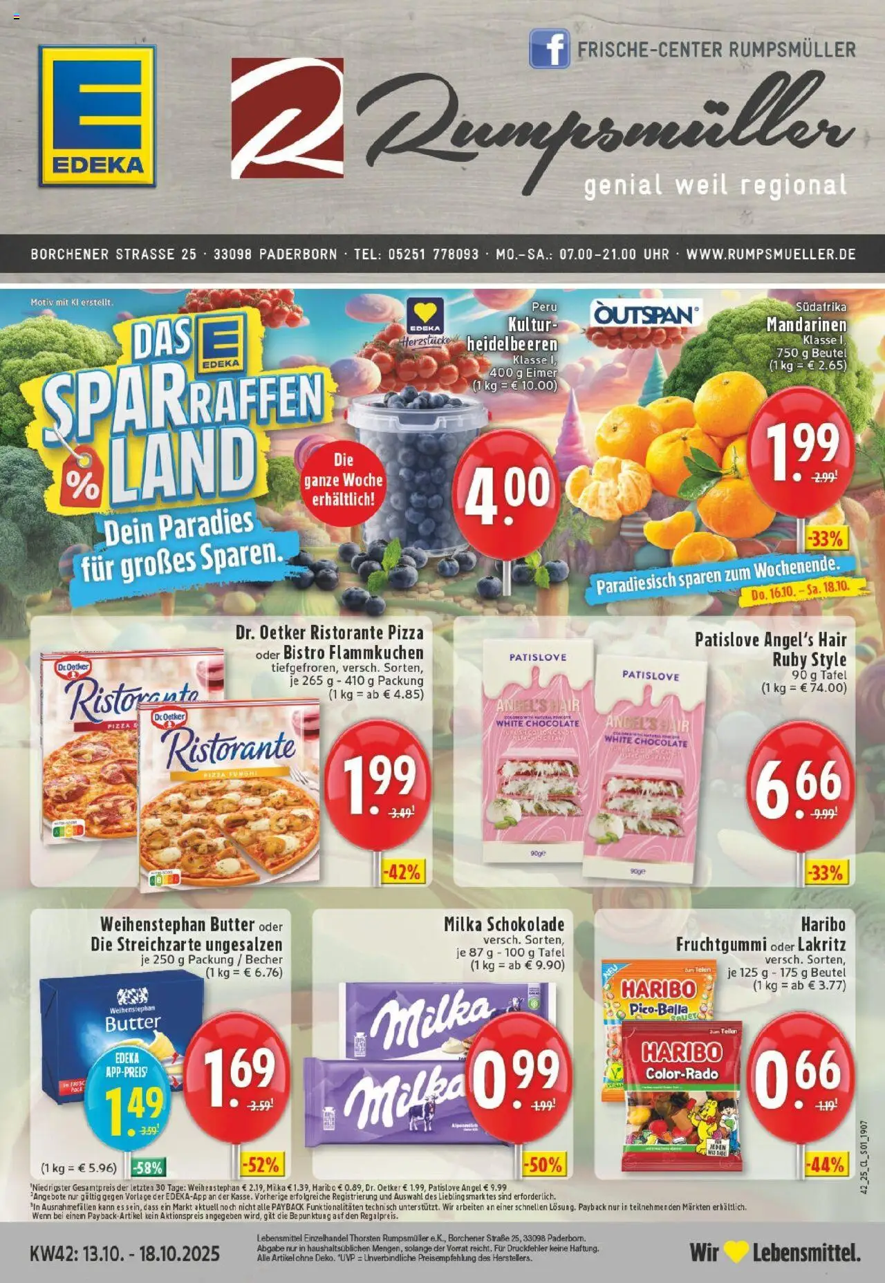 EDEKA Prospekt ab 13.10.2025 - Prospekt Paderborn Online
