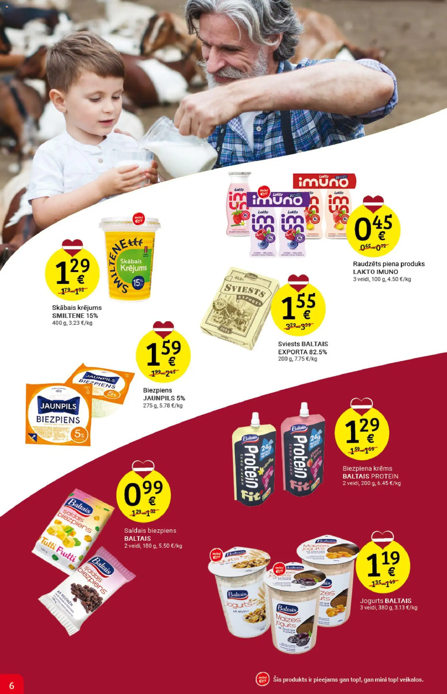 Skatīt Top! akciju bukletu, derīgs no 2026.01.07