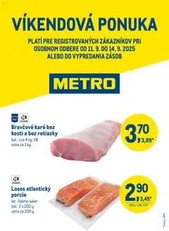 Náhľad Metro letáku platného od 11.09.2025