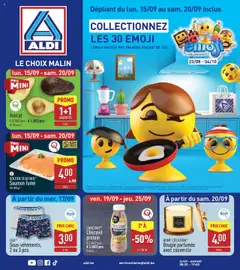 Prévisualisation de Folder de la semaine 38 du magasin Aldi formulaire valide 15/09/2025