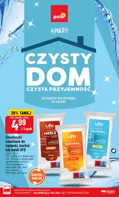 Pogląd gazetki "POLOmarket gazetka - Czysty Dom" ze sklepu POLOmarket ważnej od 11.03.2026