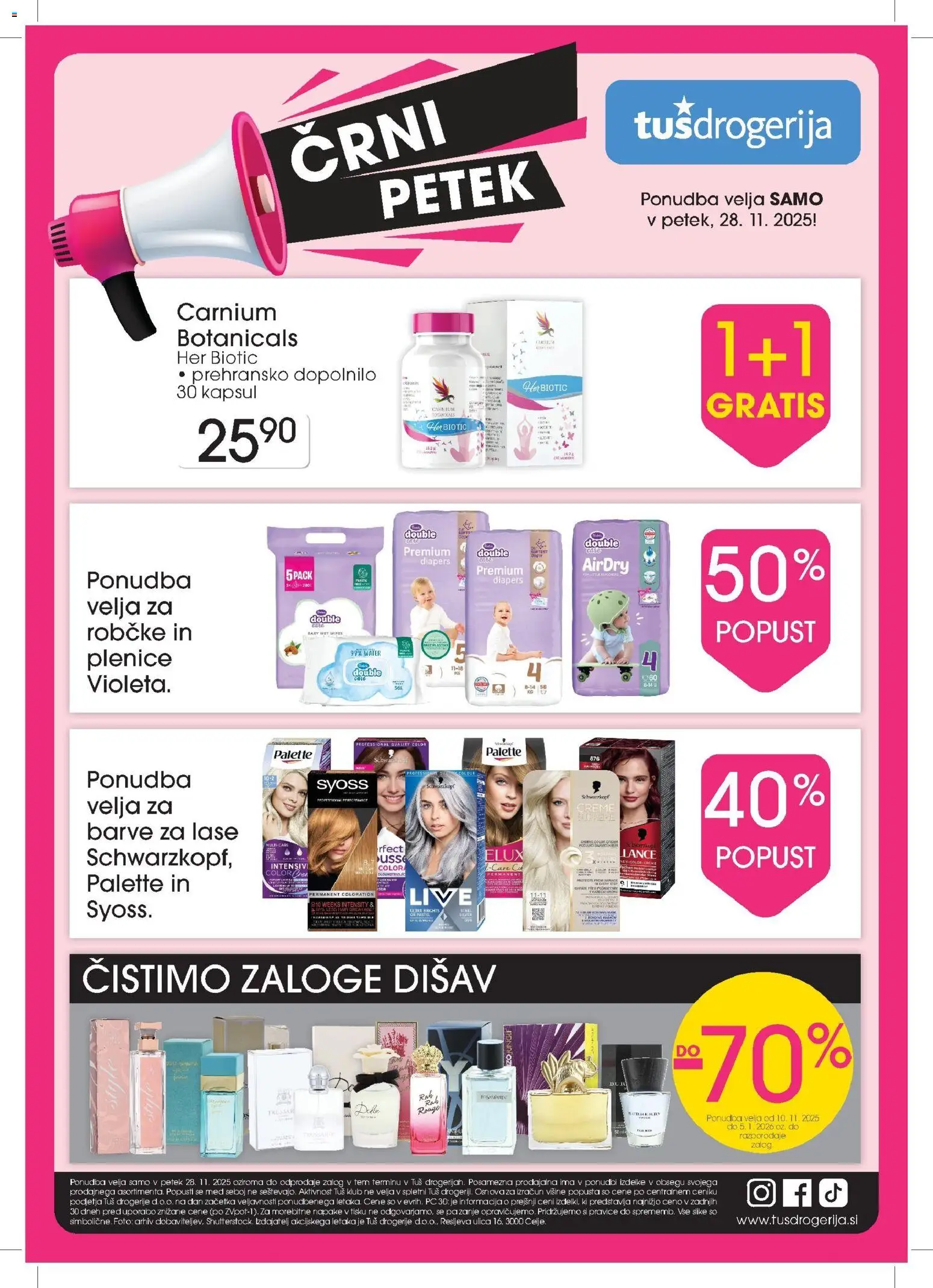 Predogled kataloga iz trgovine Tuš drogerija veljaven od 28.11.2025