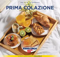 Anteprima dell'opuscolo Volantino Colazione Milano dal negozio Esselunga S valido da 15/01/2026