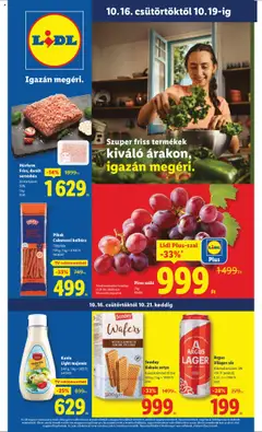Lidl - Akciós újság Lidl megtekintése, amely érvényes 2025.10.16.-től