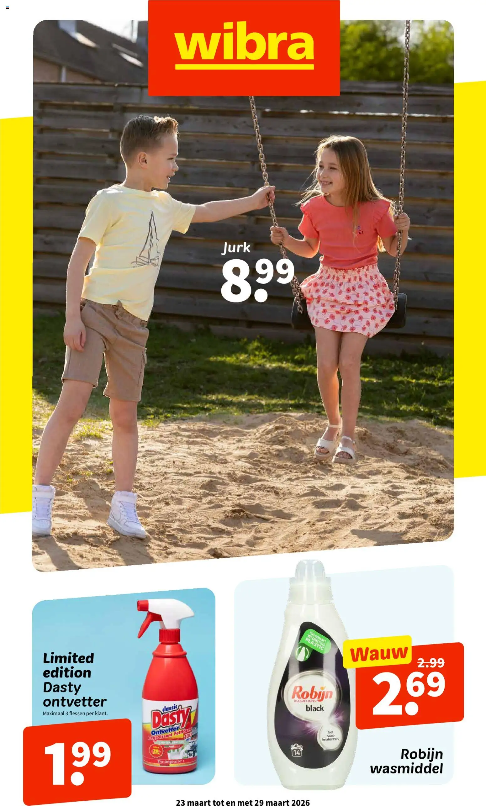 Voorbeeld van Wibra Folder van winkel Wibra geldig vanaf 23/03/2026