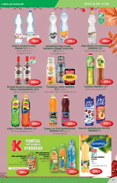Reál - Akciós újság Reál megtekintése, amely érvényes 2025.10.29.-től | Oldal: 17