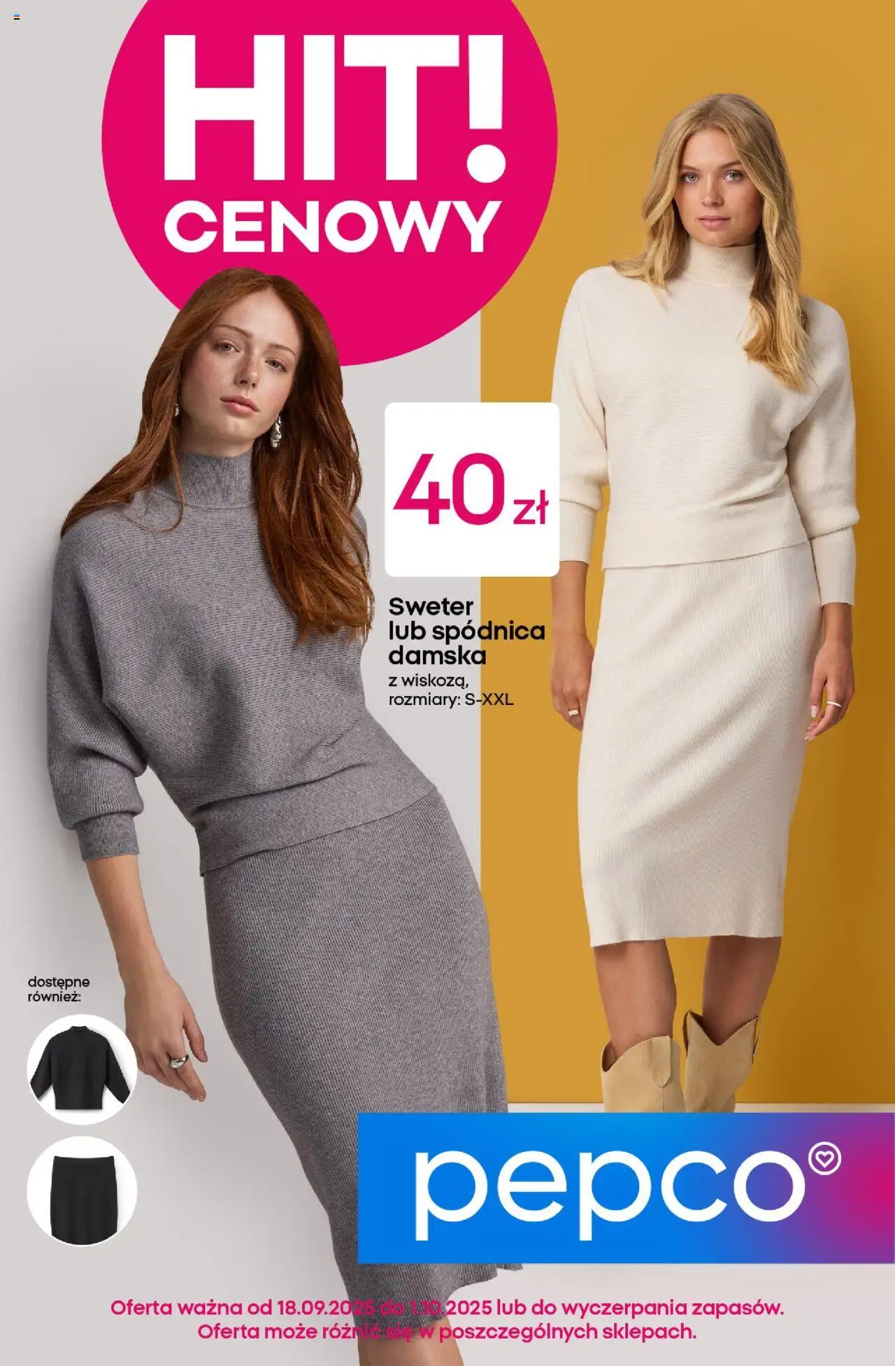 Pogląd gazetki "Gazetka" ze sklepu Pepco ważnej od 18.09.2025 - Sweter