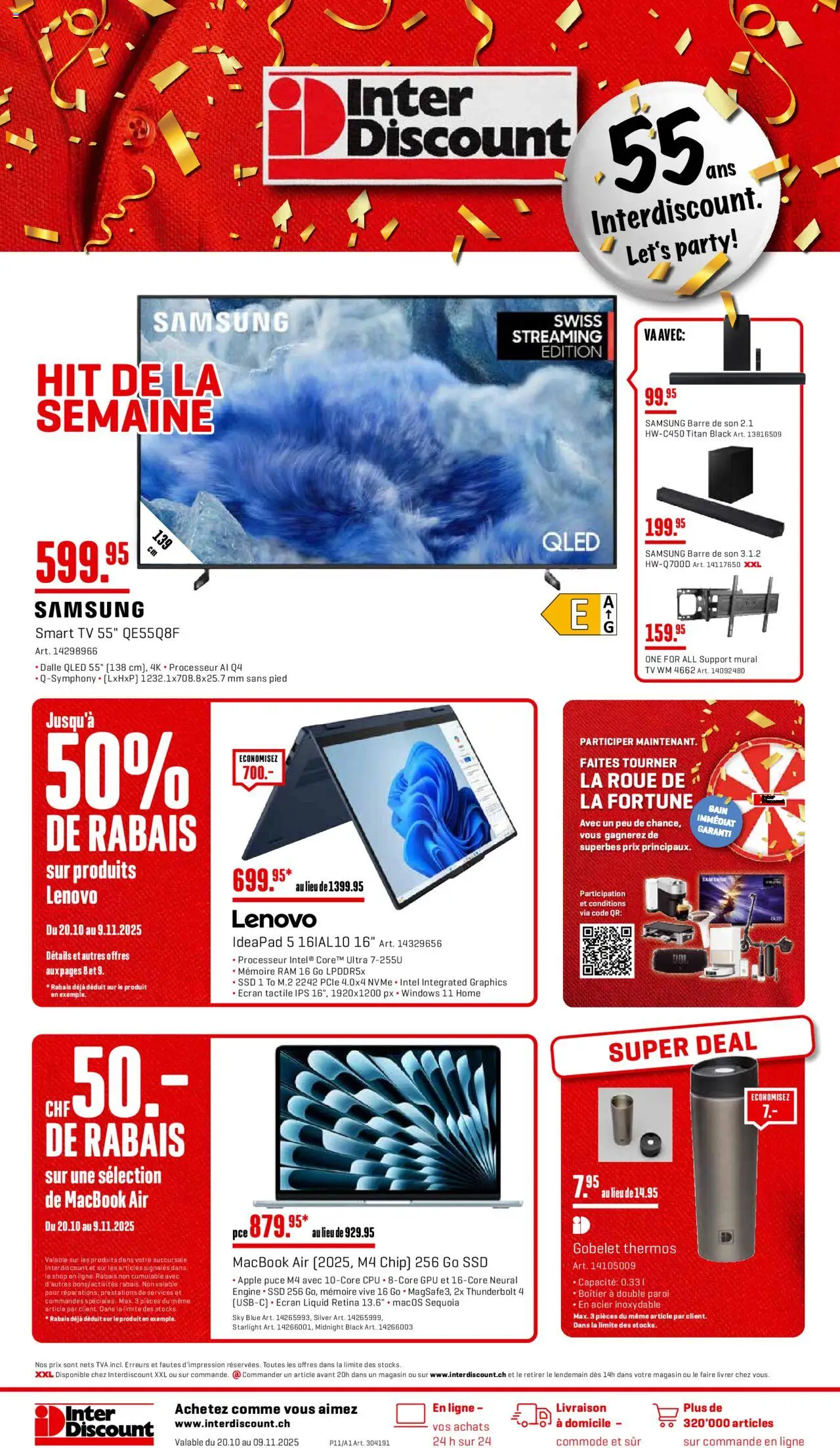 Interdiscount Aktionen FR ab 20.10.2025 - Seitennummer 1