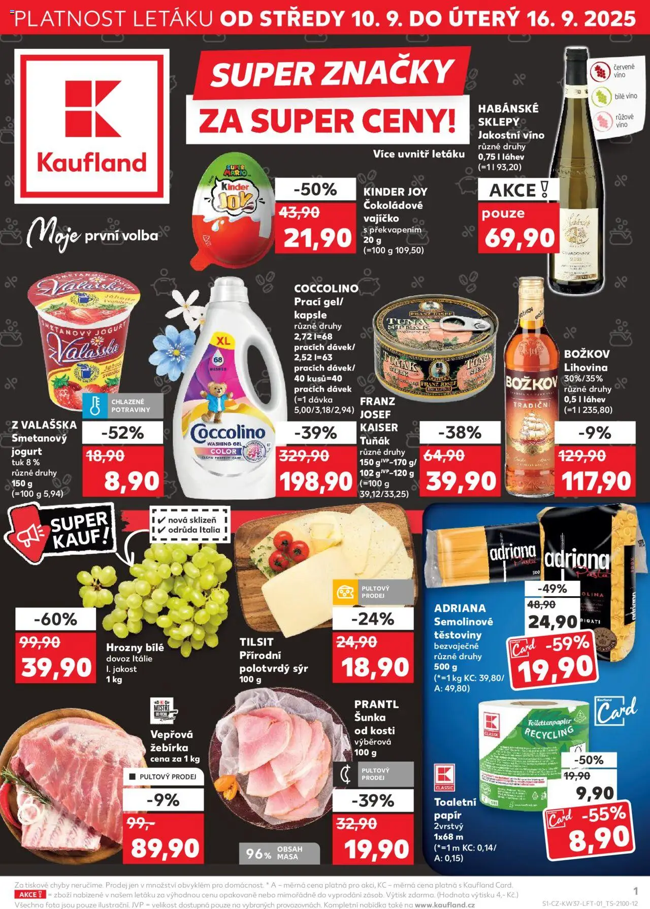  KAUFLAND Leták - Plzeň (10.09.2025) příští týden 