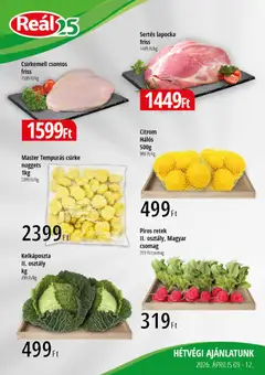 Reál - Reál Bevásárló hétvége - Kelet Magyarország megtekintése, amely érvényes 2026.04.09.-től