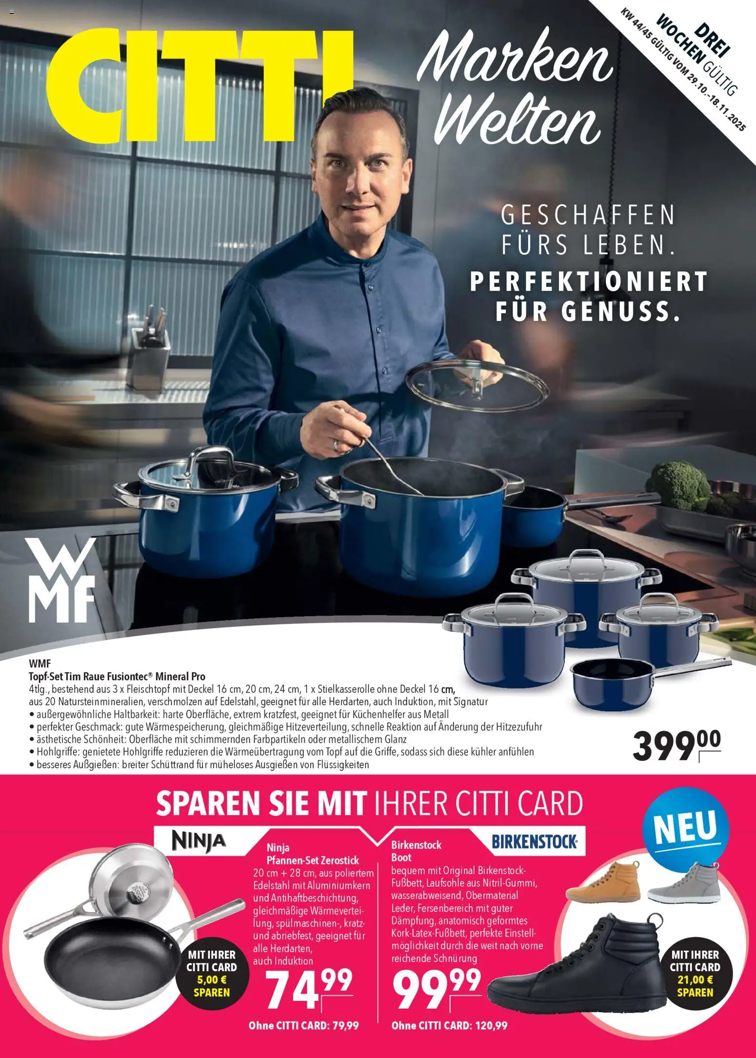 Vorschau von dem Prospekt des Geschäftes CITTI Markt, gültig ab dem 29.10.2025