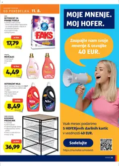 Pregled letka Katalog trgovine Hofer SI vrijedi od 07.08.2025 | Stranica: 25