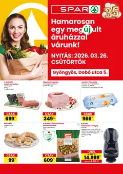 Spar - Spar Gyöngyös üzlet megújulás megtekintése, amely érvényes 2026.03.26.-től