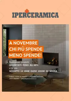 Anteprima dell'opuscolo Attuale volantino dal negozio Iperceramica valido da 01/11/2025