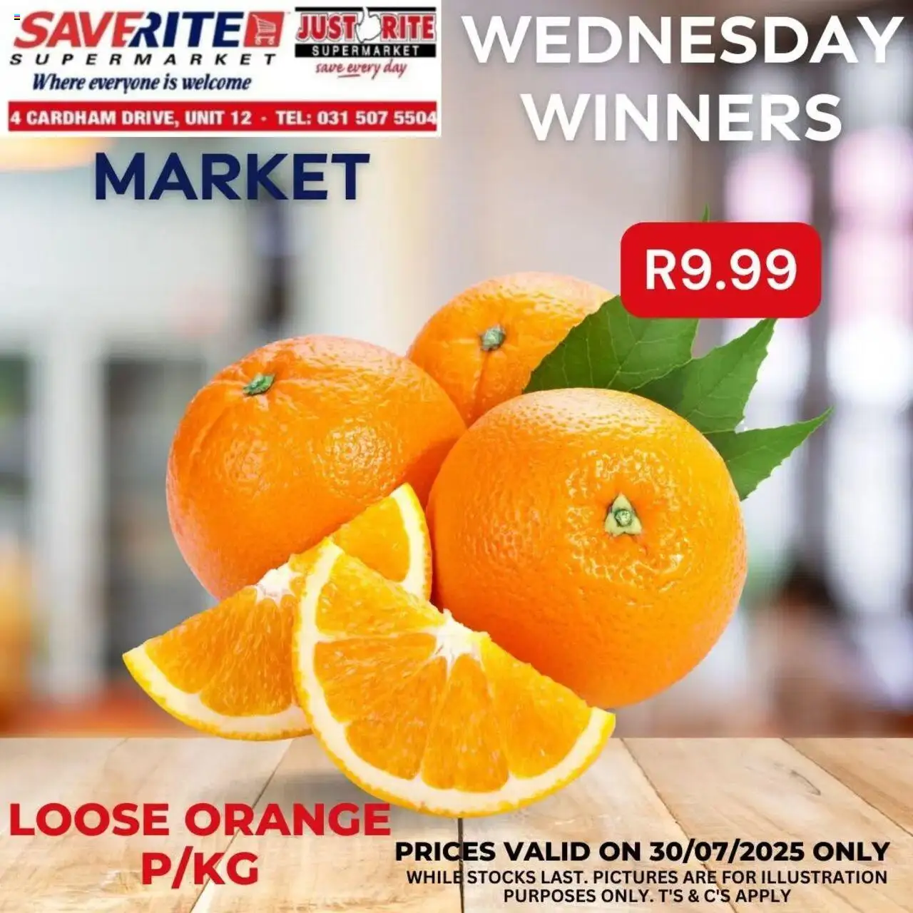Saverite Wednesday Winners from 30/07 - 30/07/2025 > Promotions