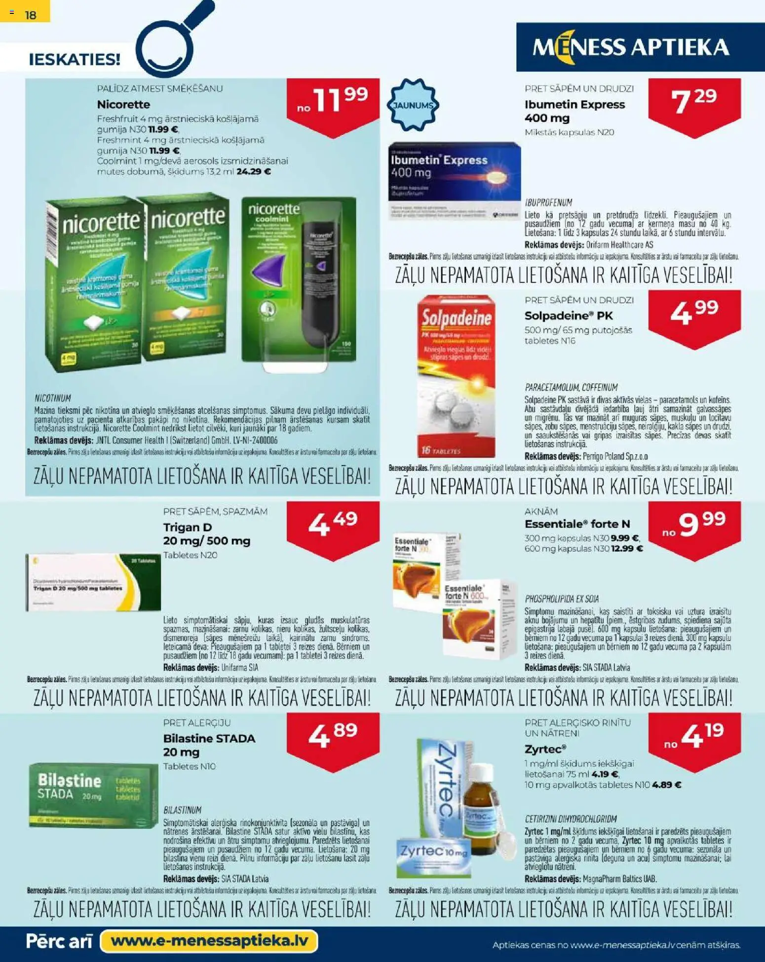 Skatīt Mēness aptieka akciju bukletu, derīgs no 2026.01.01