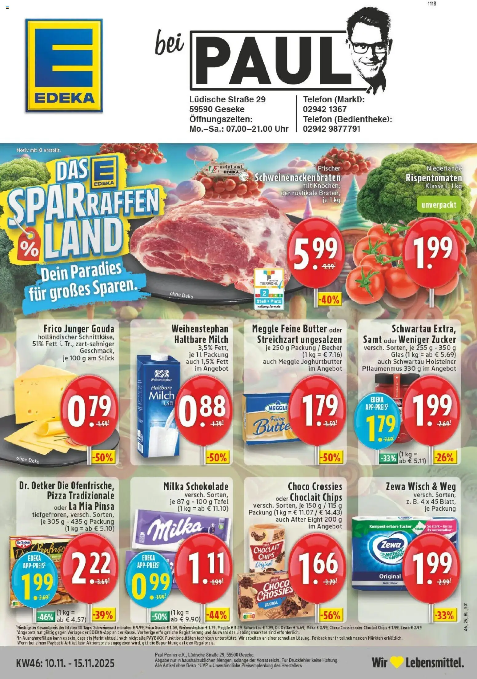 Vorschau von dem Prospekt des Geschäftes Edeka, gültig ab dem 10.11.2025