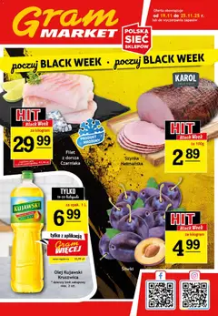 Pogląd gazetki "Black Friday" ze sklepu Gram Market ważnej od 19.11.2025