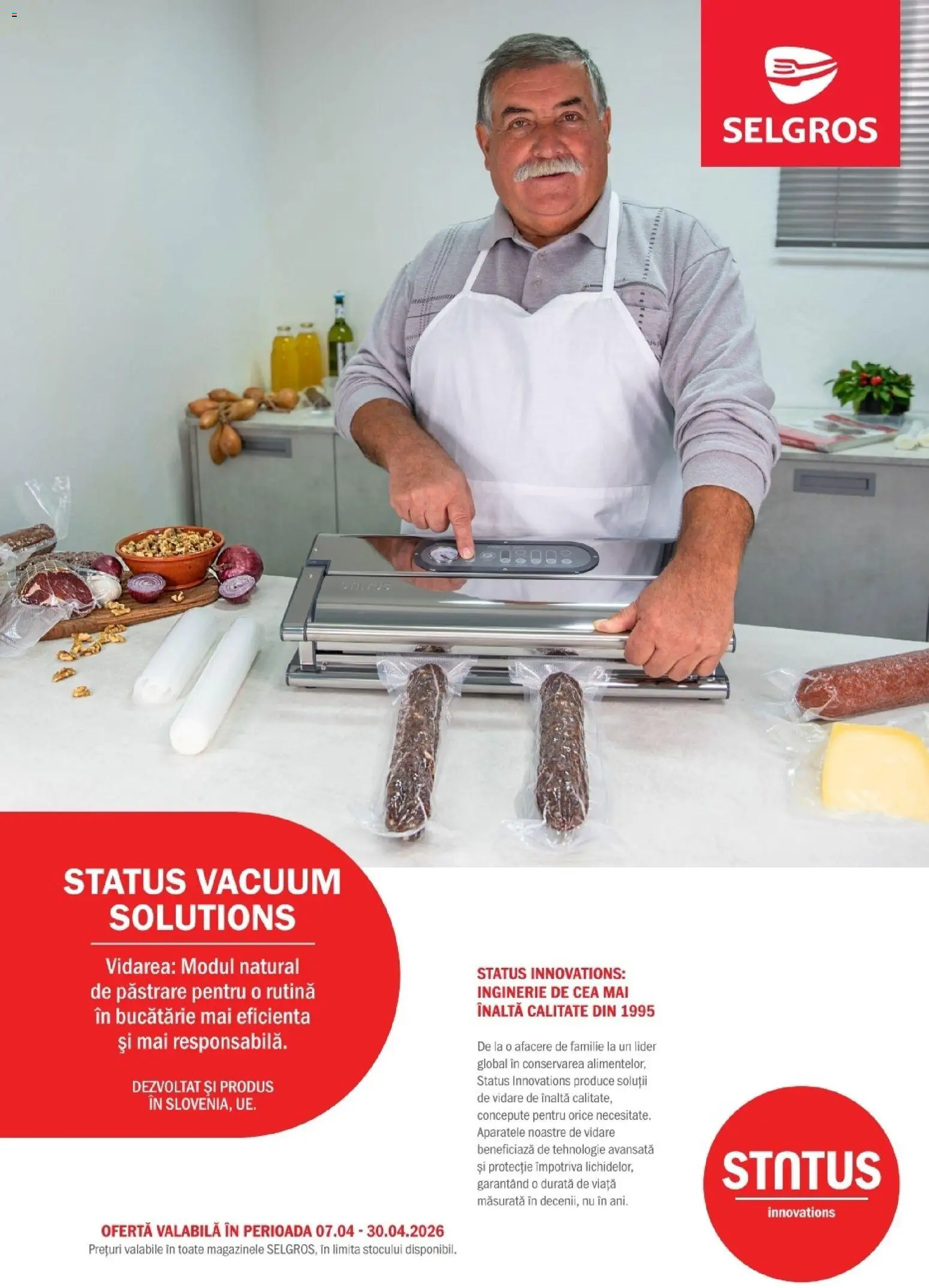 Previzualizarea de cataloage: Selgros Selgros Catalogue Status Vacuum innovations valabil de la 07.04.2026