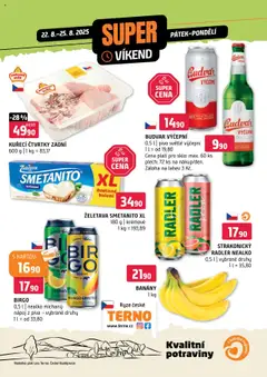 Náhled nabídky: Terno Super víkend - České Budějovice platný od 22.08.2025