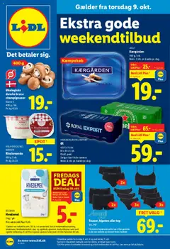Eksempel på tilbudsavis Tilbudsavis fra butik Lidl gyldig fra 05/10/2025
