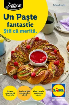 Previzualizarea de cataloage: Lidl Catalog - Paște valabil de la 02.03.2026