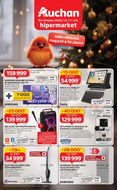 Auchan - Háztartási Elektronika ajánlataink megtekintése, amely érvényes 2025.12.11.-től
