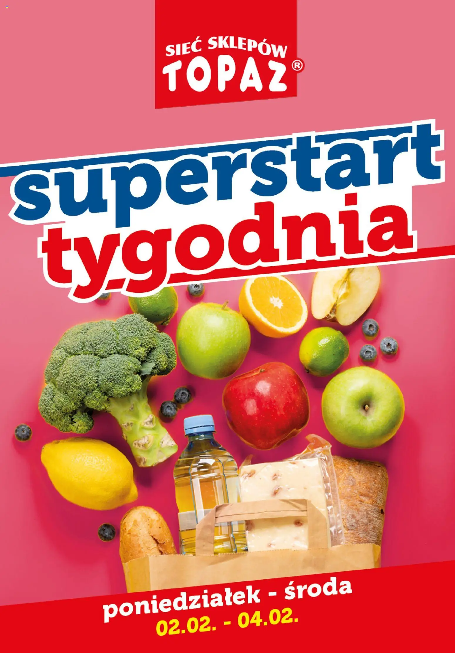 Pogląd gazetki "Superstart tygodnia" ze sklepu Topaz ważnej od 02.02.2026
