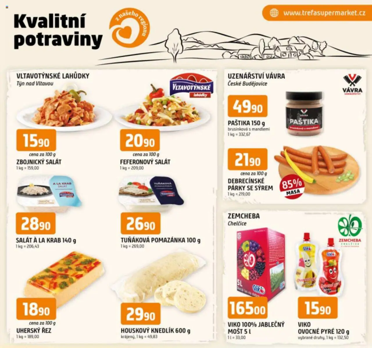  Trefa Leták - Kvalitní potraviny z našeho regionu (15.10.2025 - 21.10.2025)