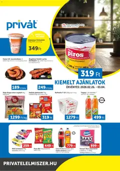 PRIVÁT - Déli vármegyék megtekintése, amely érvényes 2026.02.26.-től