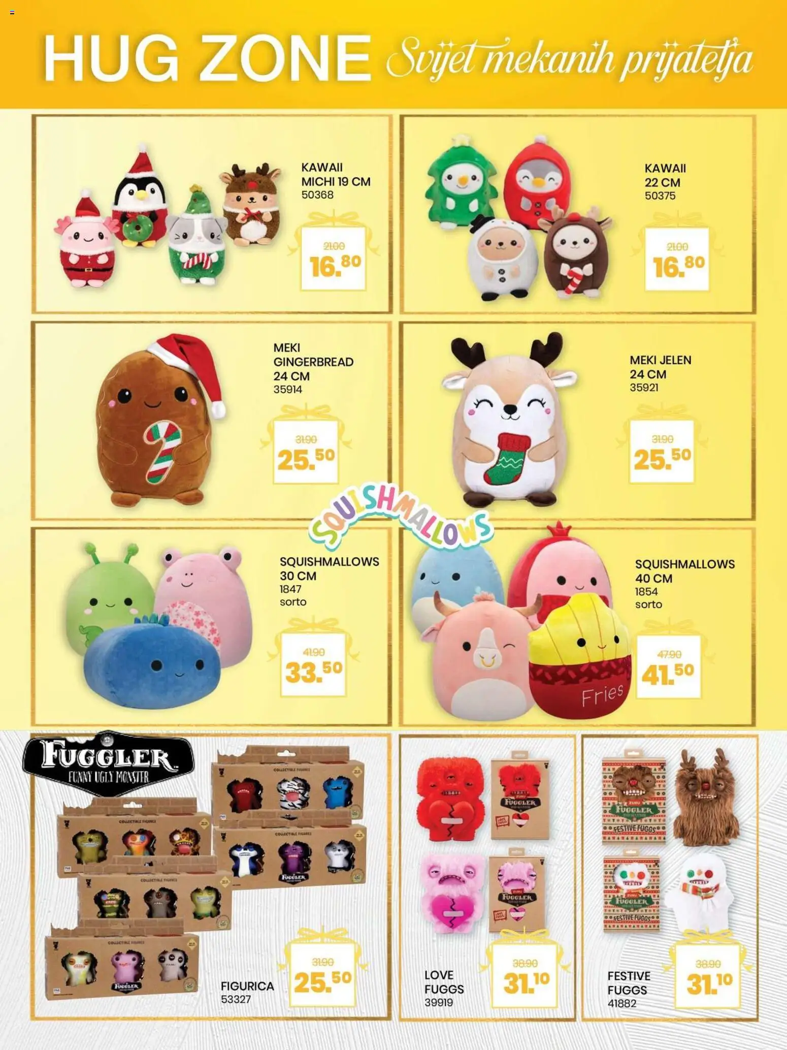 Pregled letka Čarobni svijet igračaka trgovine FIS vrijedi od 2025.12.01