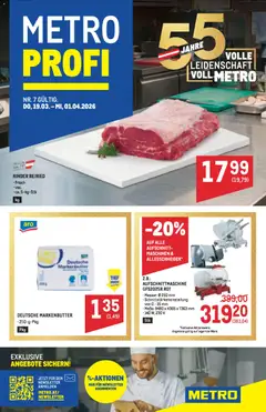 Vorschau der Angebote: Metro Metro Profi gültig ab 19.03.2026