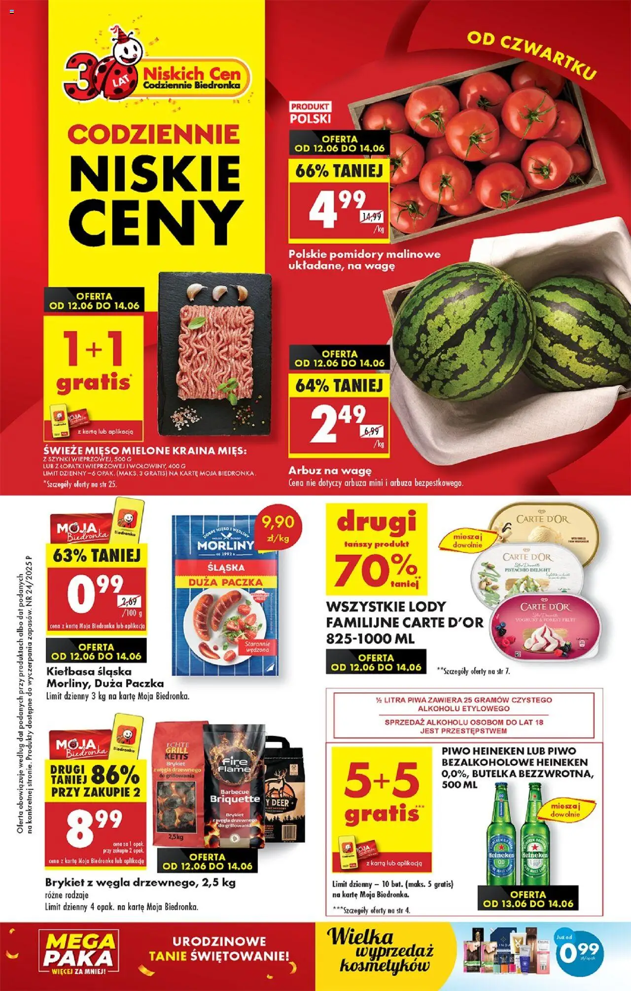 Biedronka gazetka promocyjna 12.06.2025 - "W tym tygodniu" - Numer strony 1