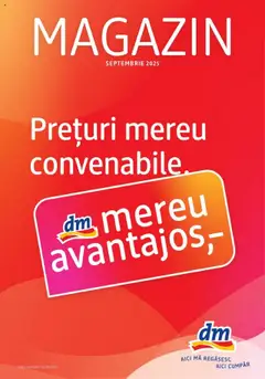 Previzualizarea de cataloage: DM drogeriemarkt Catalog nou valabil de la 04.09.2025