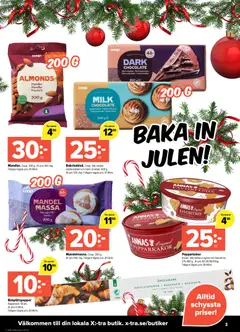 Förhandsgranska reklamblad Aktuella reklamblad Coop X:-TRA från butik Coop X:-TRA gäller från 24/11/2025 | Sida : 3