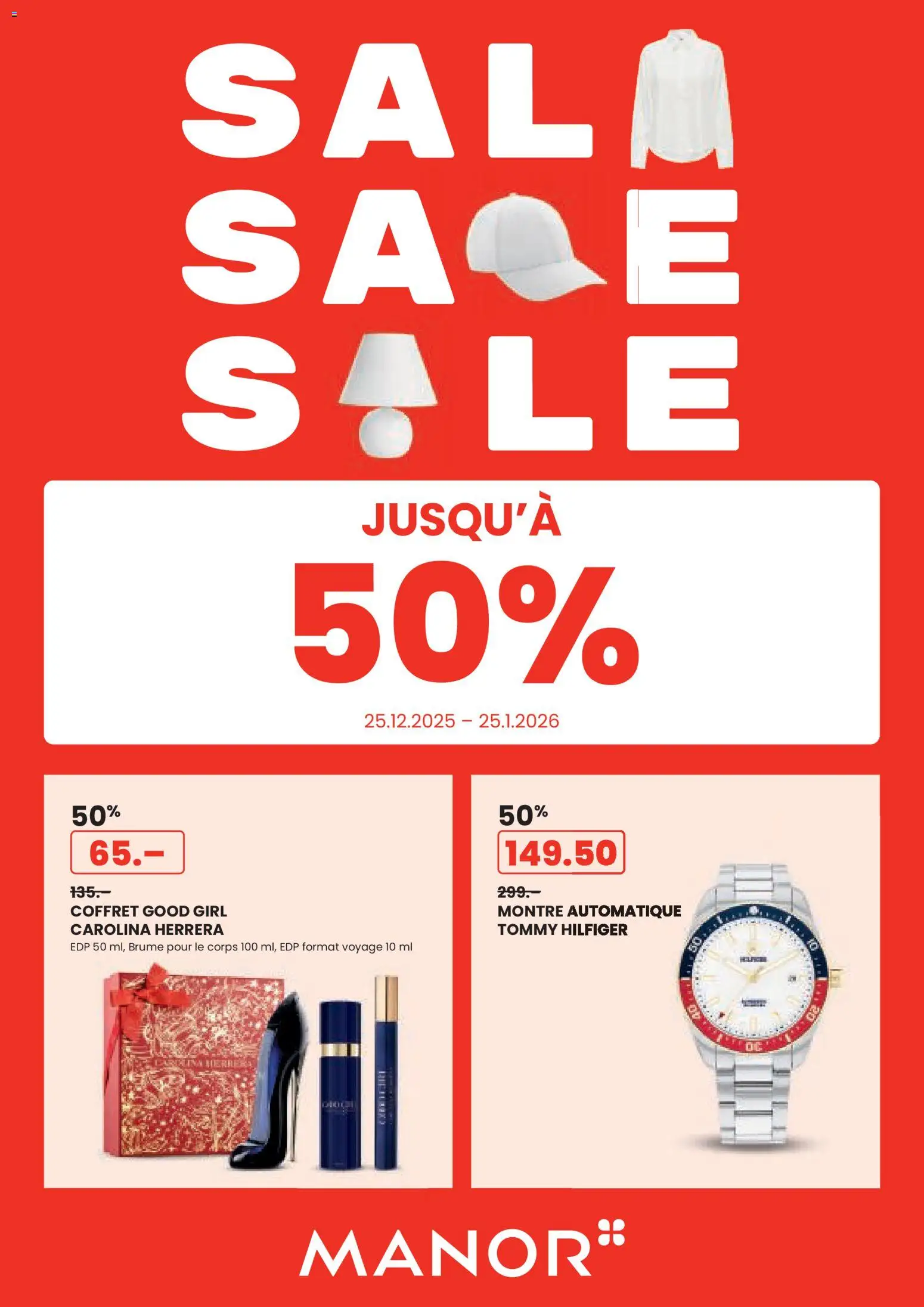 Vorschau des Merkblatts Aktionen Sale FR vom Shop Manor gültig von 25.12.2025 bis 25.01.2026