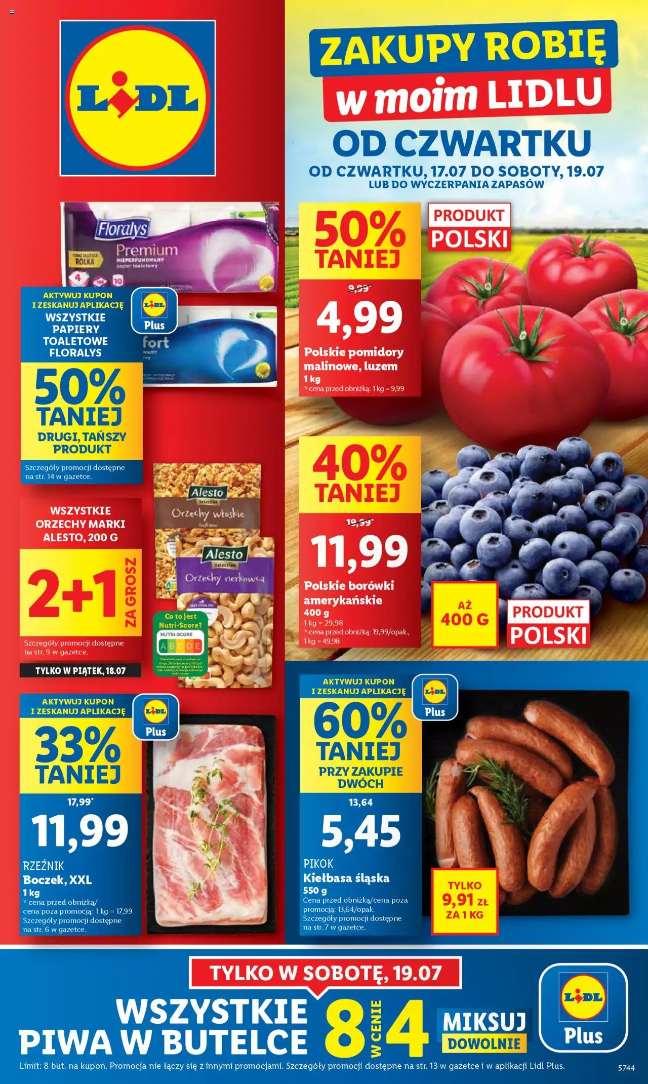 LIDL gazetka 17.07.2025 - 19.07.2025 - Najnowsza od czwartku - Numer strony 1