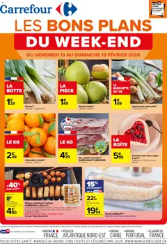 Prévisualisation de Les bons plans du week-end du magasin Carrefour formulaire valide 13/02/2026