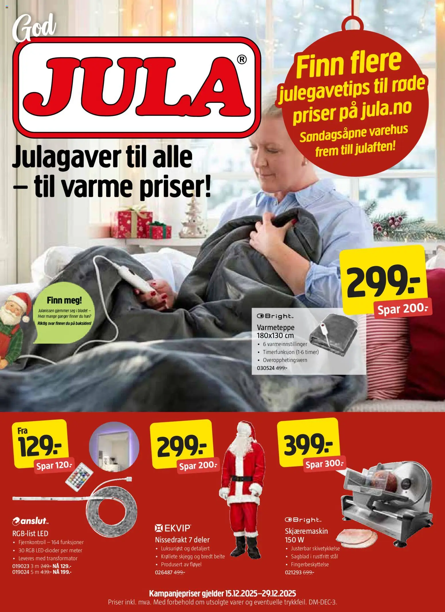 Forhåndsvis Kundeavis fra butikk Jula gyldig fra 15/12/2025