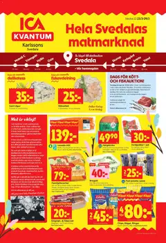 Förhandsgranska reklamblad Svedala från butik ICA Kvantum gäller från 23/03/2026