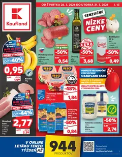 Náhľad Kaufland letáku platného od 26.03.2026