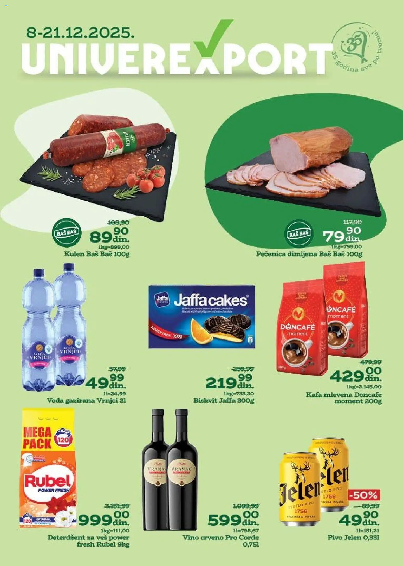 Pregled Univerexport kataloga - važi od 08.12.2025