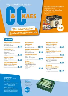 Vorschau von dem Prospekt des Geschäftes C&C, gültig ab dem 09.03.2026