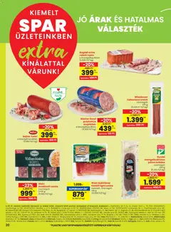 Spar - Extra ajánlat megtekintése, amely érvényes 2025.11.13.-től