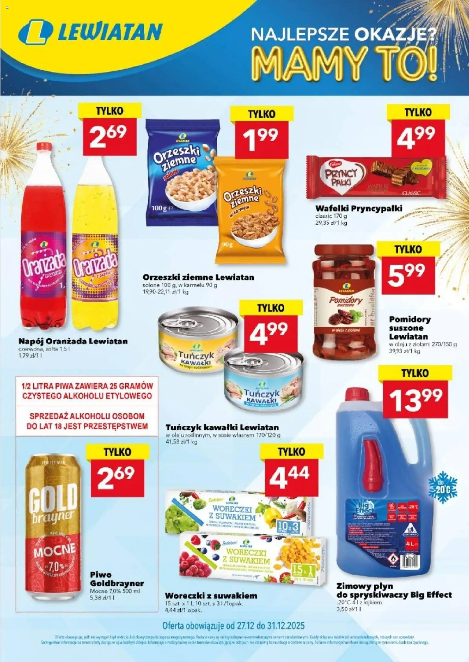 Pogląd gazetki "Są okazje w Lewiatanie" ze sklepu Lewiatan ważnej od 27.12.2025