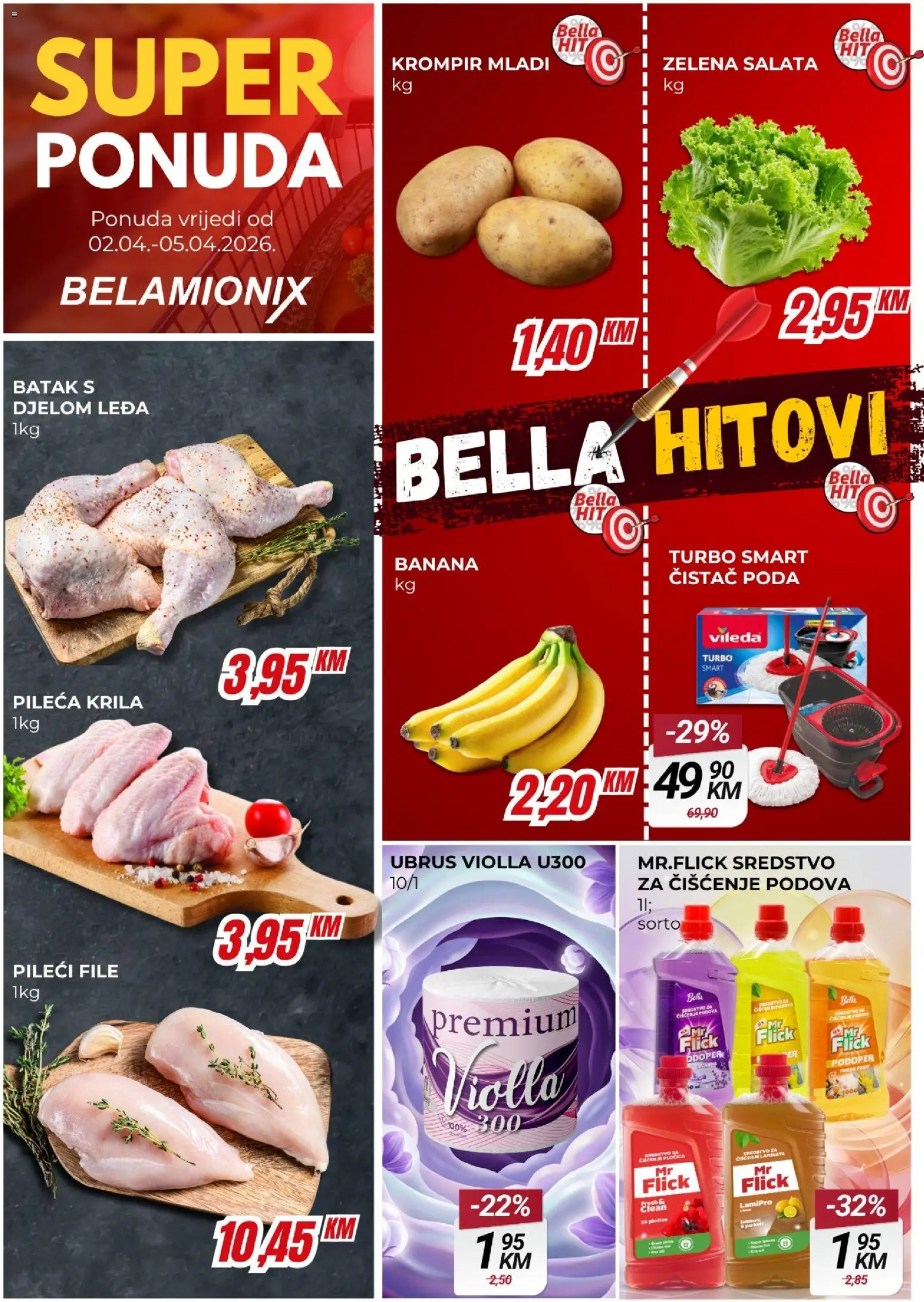 Pregled letka Belamionix super ponuda trgovine Belamionix vrijedi od 02.04.2026