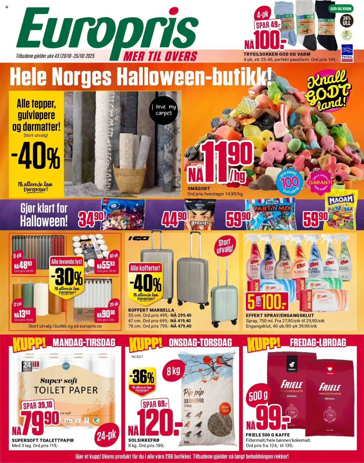 Kundeavis Europris gyldig fra 20/10/2025 - Sidenummer 1