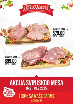 Pregled Matijevic kataloga - važi od 16.09.2025
