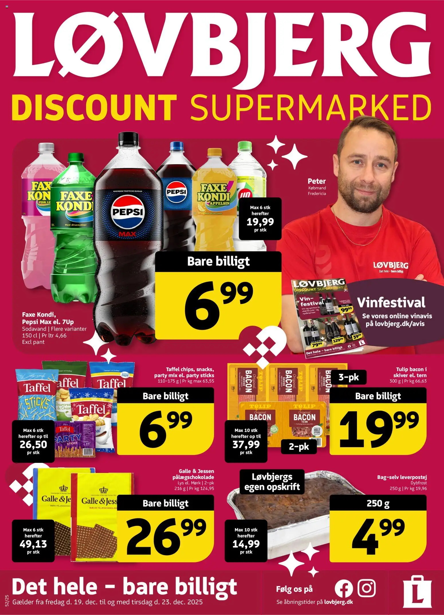 Eksempel på tilbudsavis Tilbudsavis fra butik Løvbjerg gyldig fra 19/12/2025